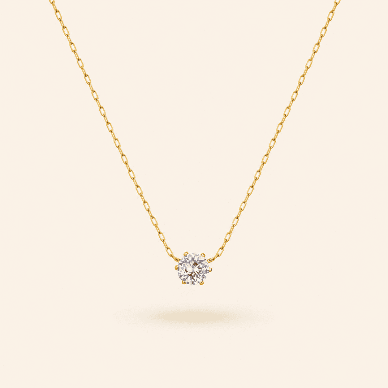 Celeste Pendant Necklace-18K Gold Plated