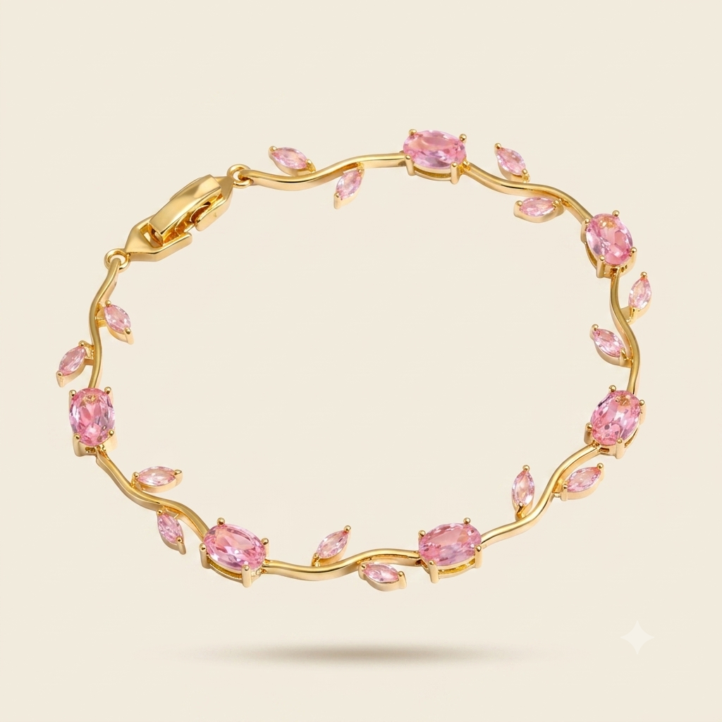 Tulip Bracelet-18K Gold Plated