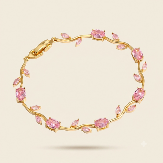 Tulip Bracelet-18K Gold Plated