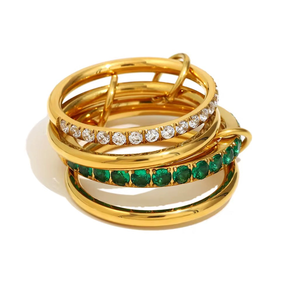 Green Martini Ring