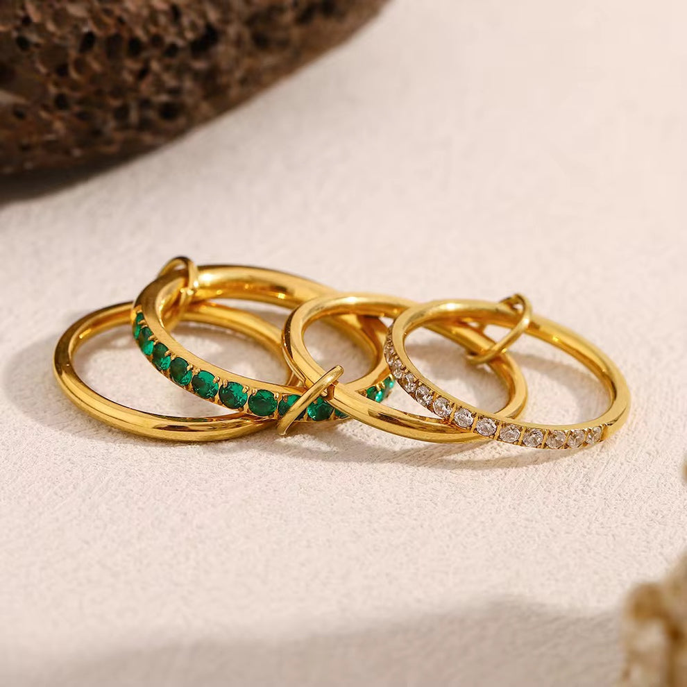 Green Martini Ring