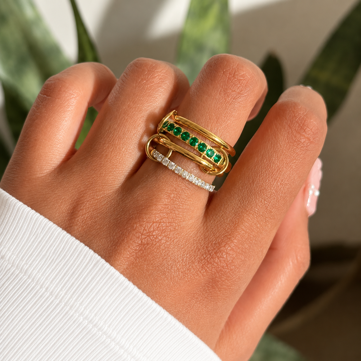 Green Martini Ring