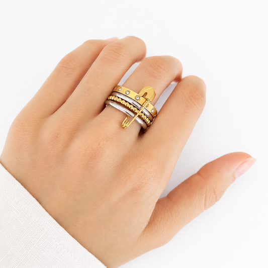 Safety Pin Ring