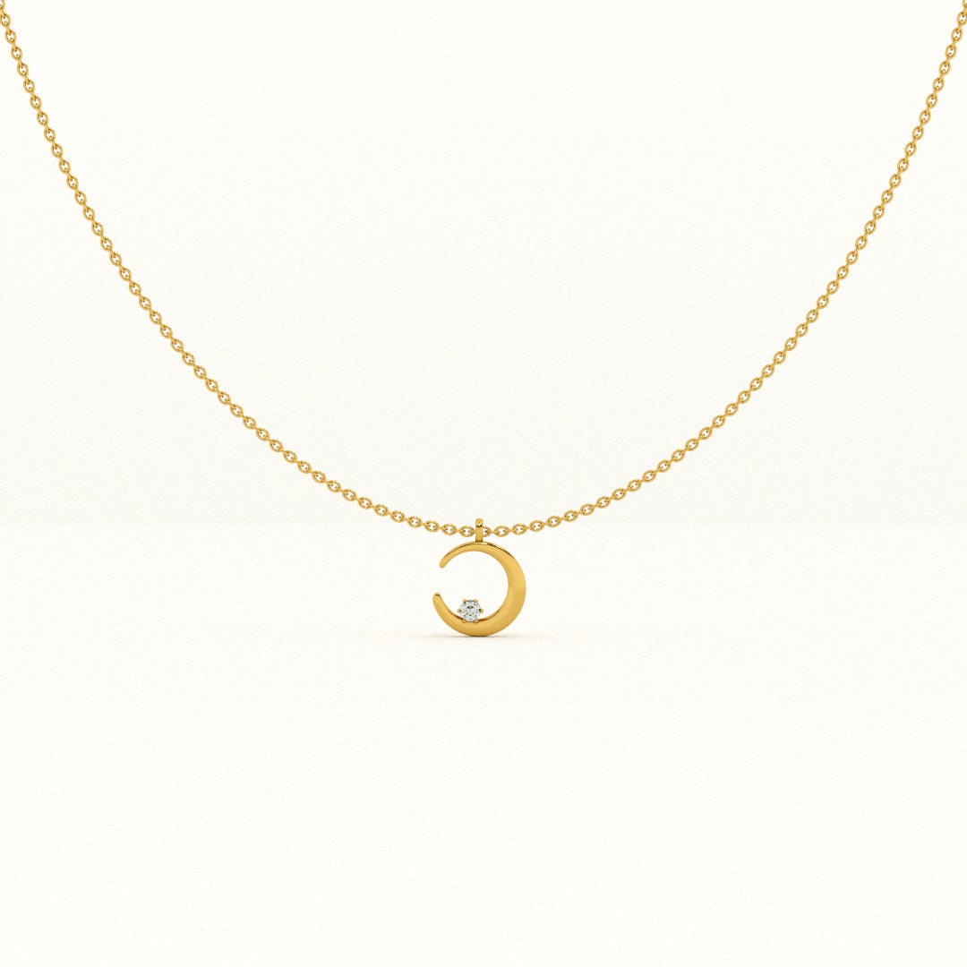 Moon Charm Necklace