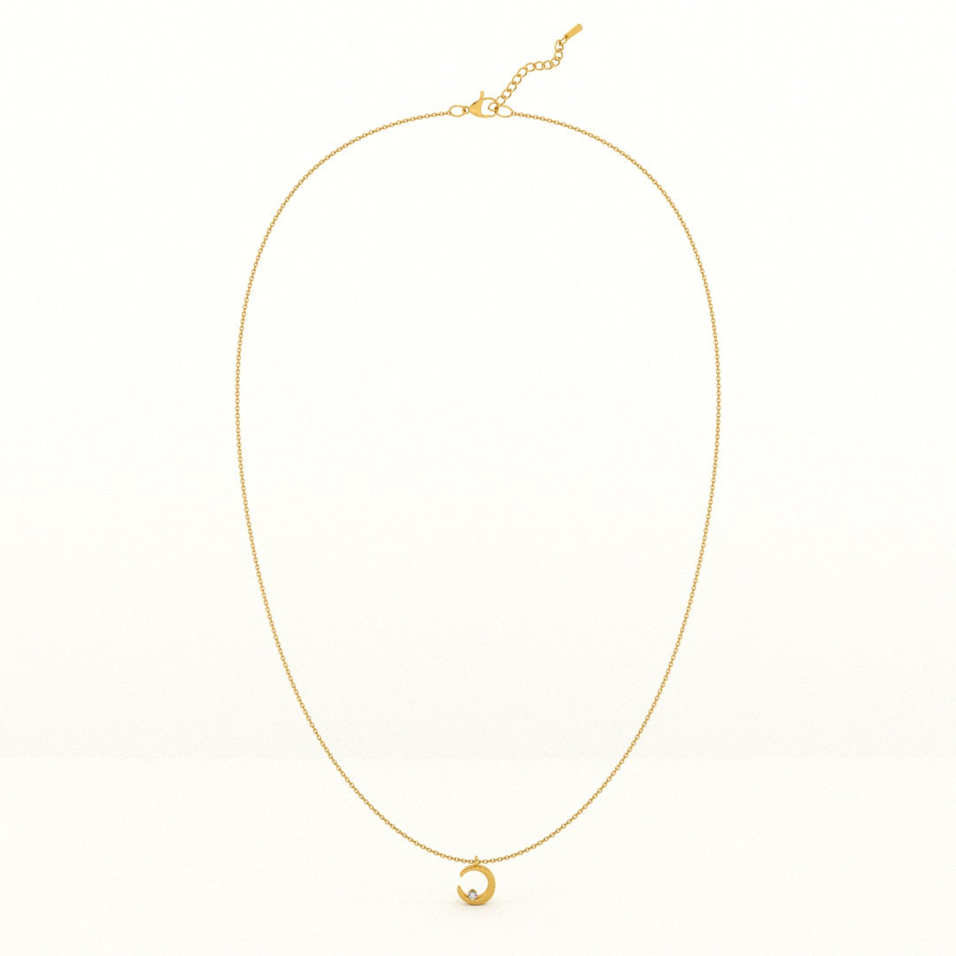 Moon Charm Necklace