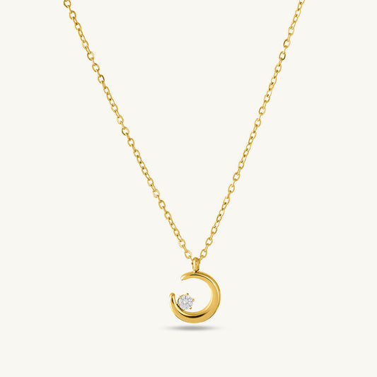 Moon Charm Necklace