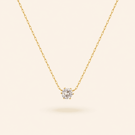 Celeste Pendant Necklace-18K Gold Plated