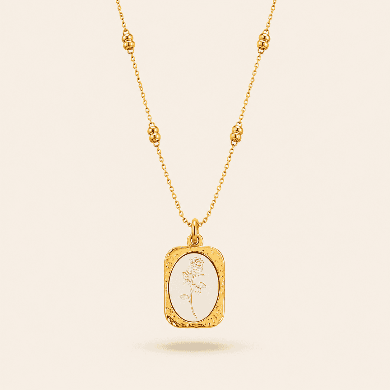 Opaline Pendant Necklace