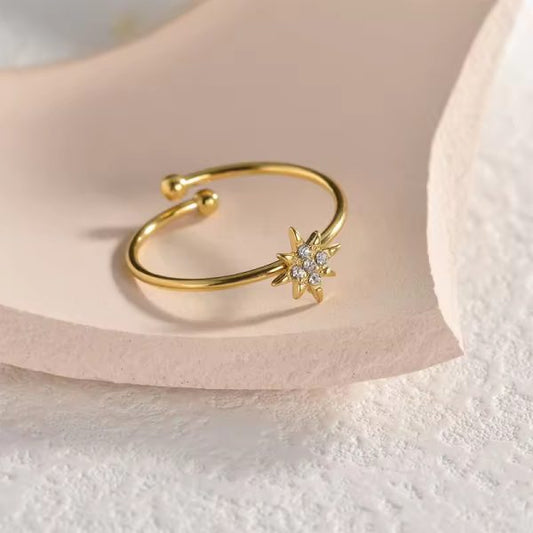 Star Rhinestone Ring